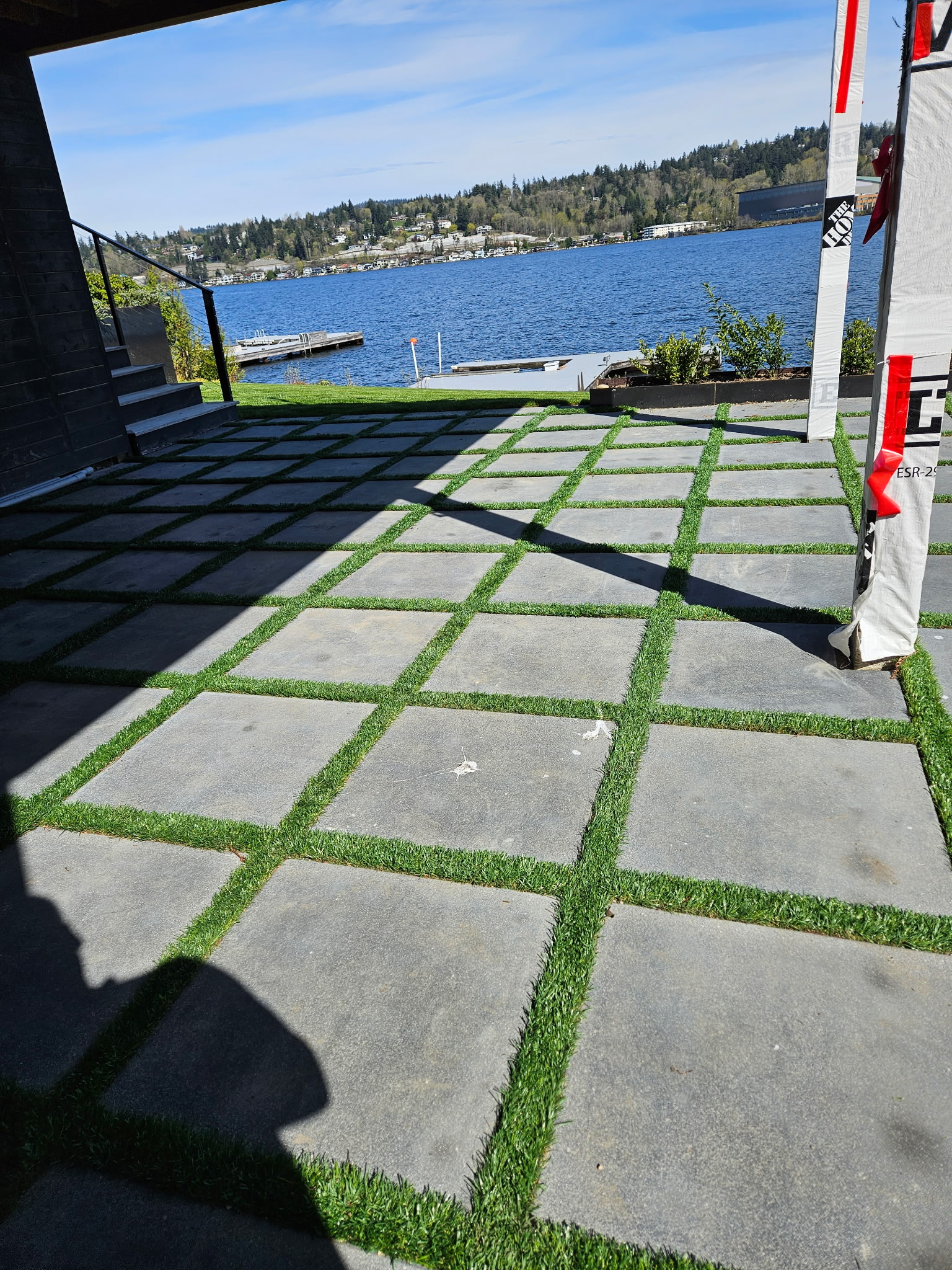 Paver grid installation