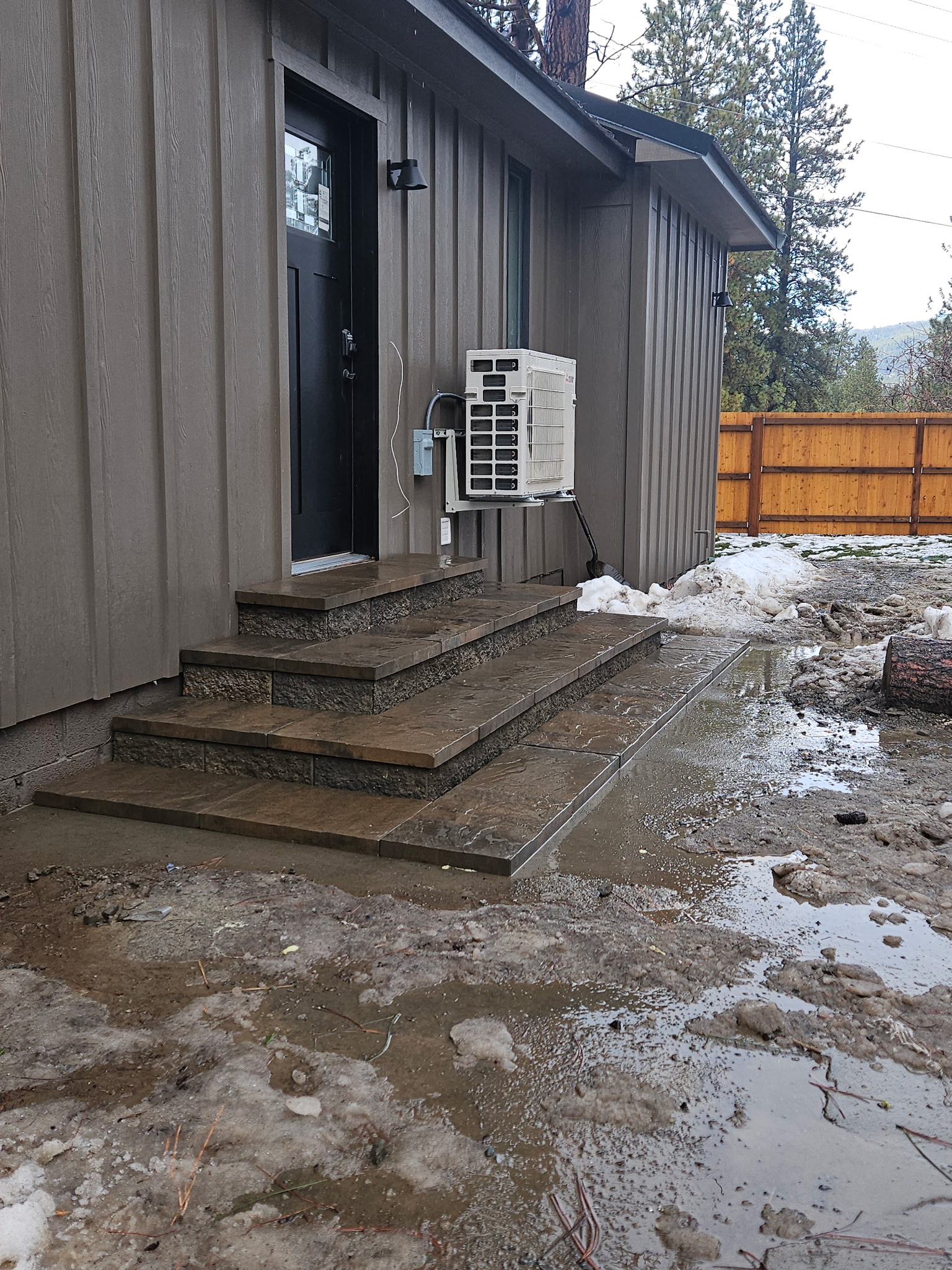 After: Finished stone steps