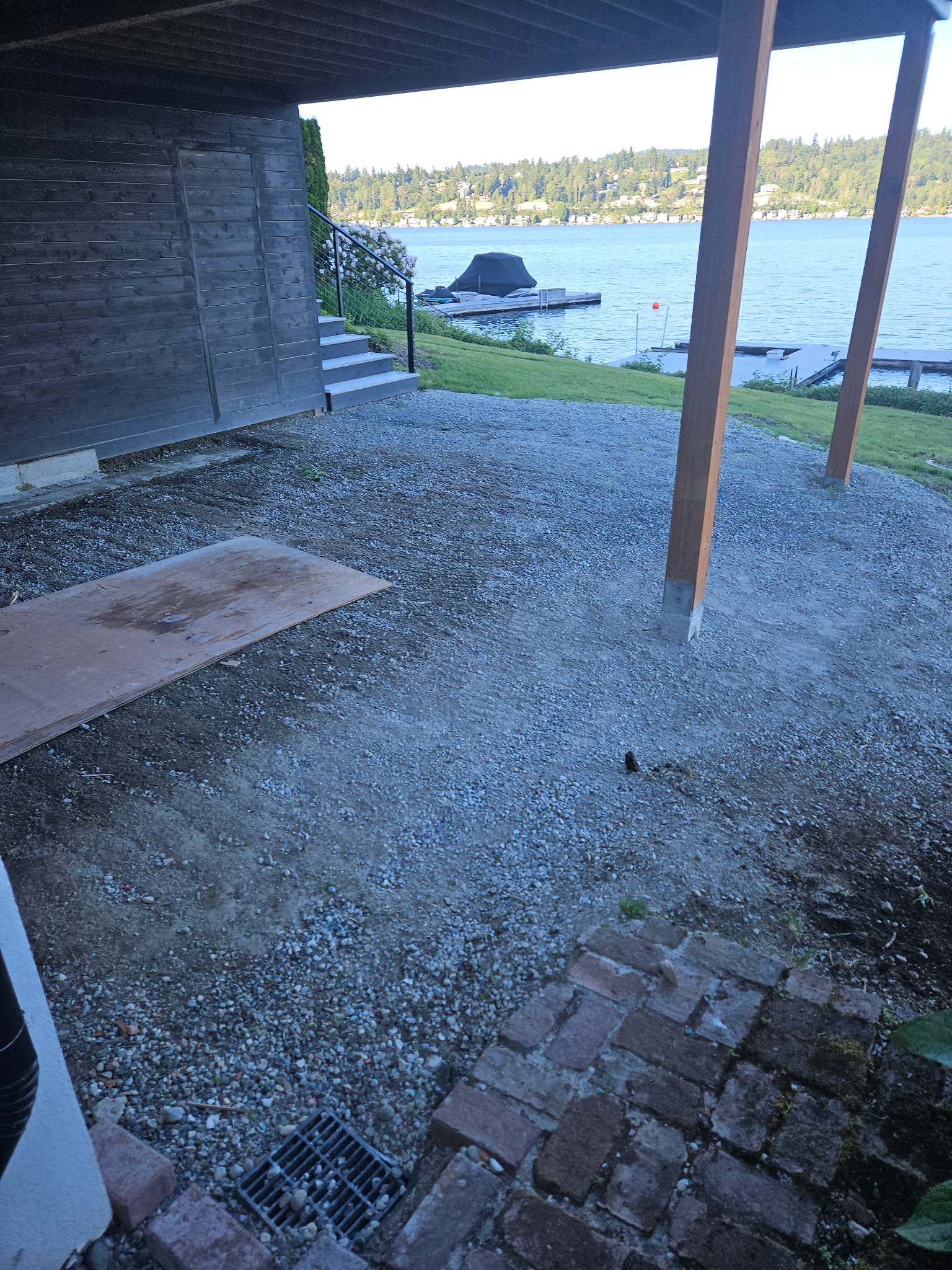 Lakefront area preparation